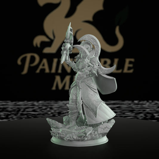 Elf Commander Miniature | Dungeons and Dragons Mini | RPG Tabletop Miniature Sorcerer