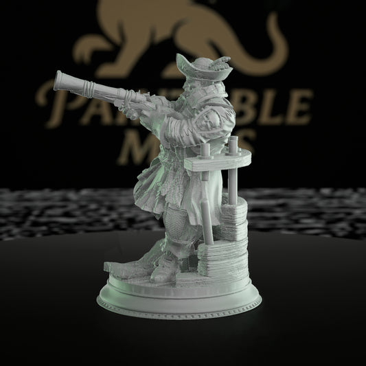 Dwarf Pirate Captain Miniature | Medium | DM Stash | D&D DnD Pathfinder Miniature