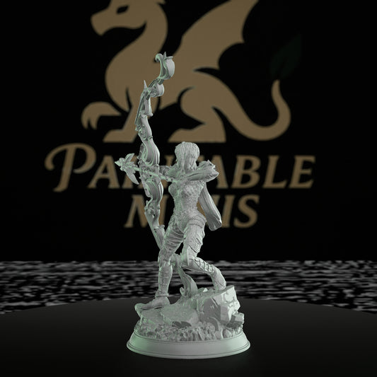 Arcane Archer Miniature | Dungeons and Dragons RPG Tabletop | DnD Painting Figure