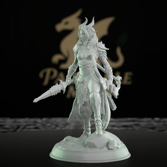 Tiefling Ranger Subterfuge Illusion | Medium | DM Stash | D&D DnD Pathfinder Miniature