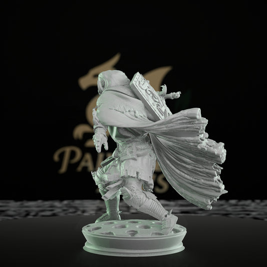 Paladin Defender Shield Sword | Medium | DM Stash | D&D DnD Pathfinder Miniature