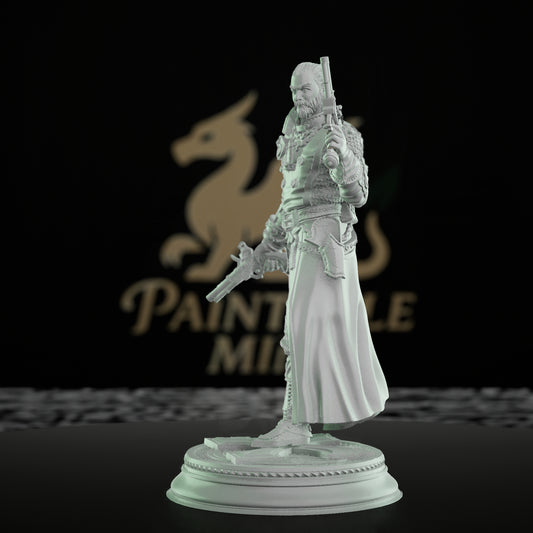 Inquisitor Cleric Hunter Pistol | Medium | DM Stash | D&D DnD Pathfinder Miniature