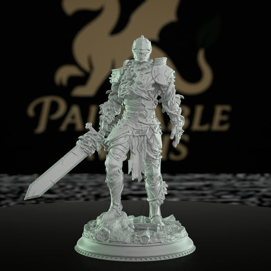 Ghostly Forgotten Knights Armor Sword | Medium | DM Stash | D&D DnD Pathfinder Miniature