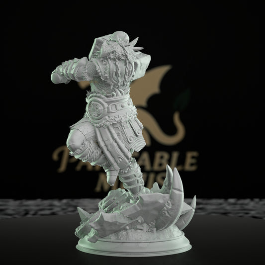 Dwarf Warrior Fighter Miniature | Medium | DM Stash | D&D DnD Pathfinder Miniature