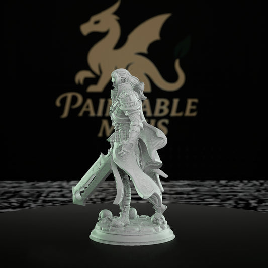 Dark Knight Paladin Miniature | Medium | DM Stash | D&D DnD Pathfinder Miniature