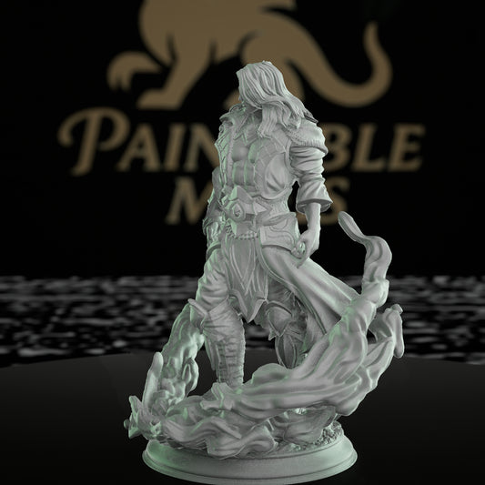 Sea Elf Navigator Spellcaster Miniature | Dungeons and Dragons Mini | RPG Tabletop Miniature | DnD Painting Pathfinder