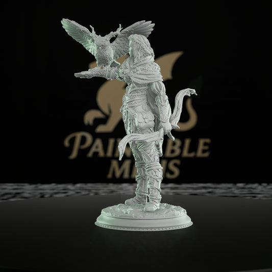 Fey Ranger Owl Familiar Miniature | Medium | DM Stash | D&D DnD Pathfinder Miniature