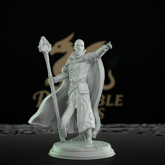 Wizard Spellcaster RPG Figure | Medium | DM Stash | D&D DnD Pathfinder Miniature
