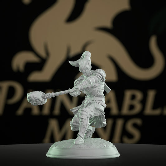 Cleric War Priest Miniature | Medium | DM Stash | D&D DnD Pathfinder Miniature