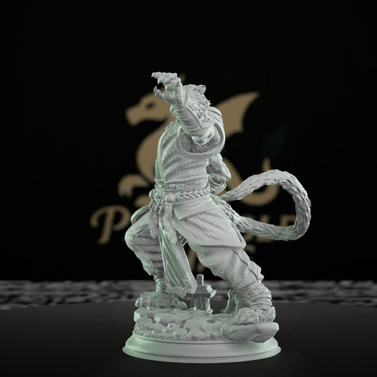 Tabaxi Monk RPG Figure | Medium | DM Stash | D&D DnD Pathfinder Miniature