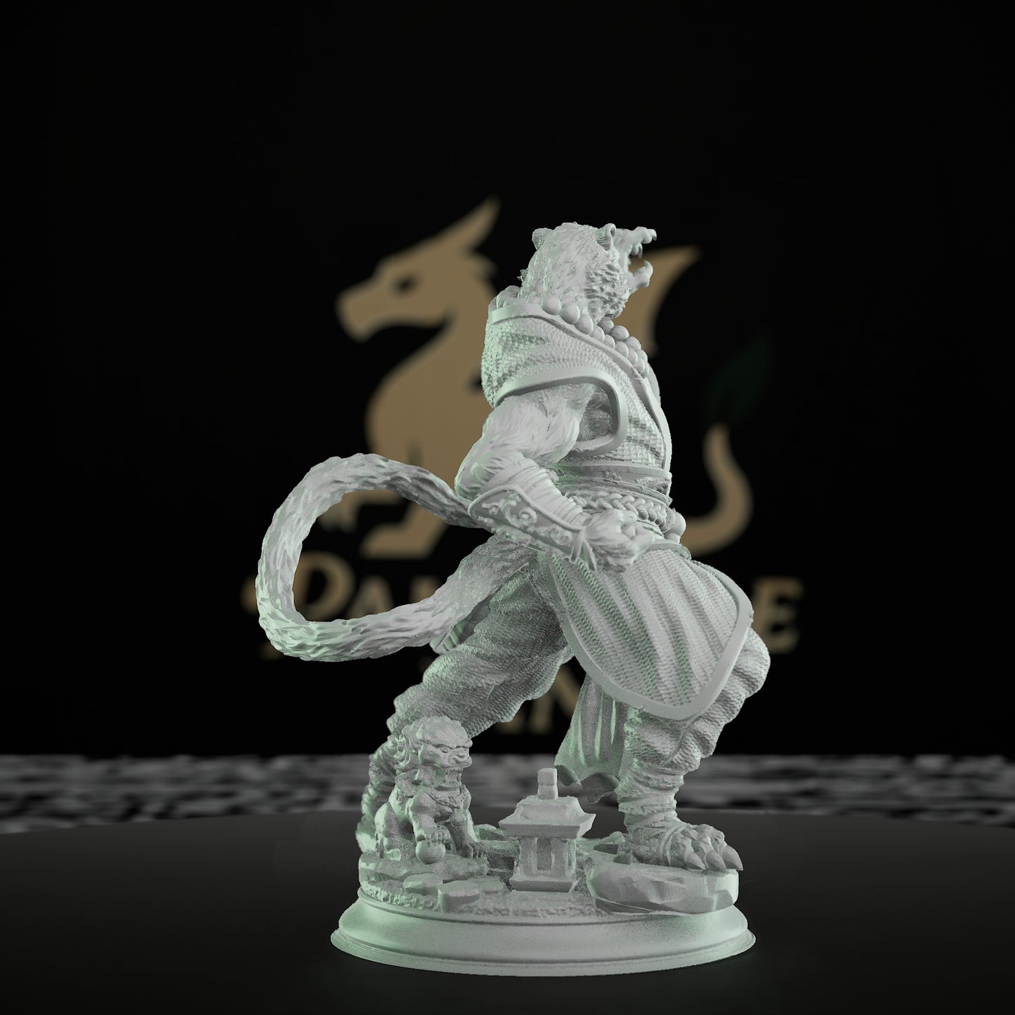 Tabaxi Monk RPG Figure | Medium | DM Stash | D&D DnD Pathfinder Miniature