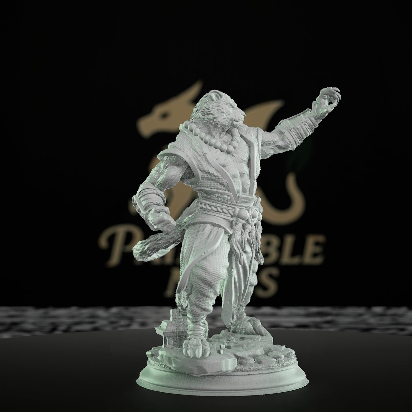 Tabaxi Monk RPG Figure | Medium | DM Stash | D&D DnD Pathfinder Miniature