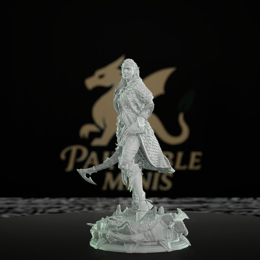 Human Fighter Warrior Miniature | Medium | DM Stash | D&D DnD Pathfinder Miniature