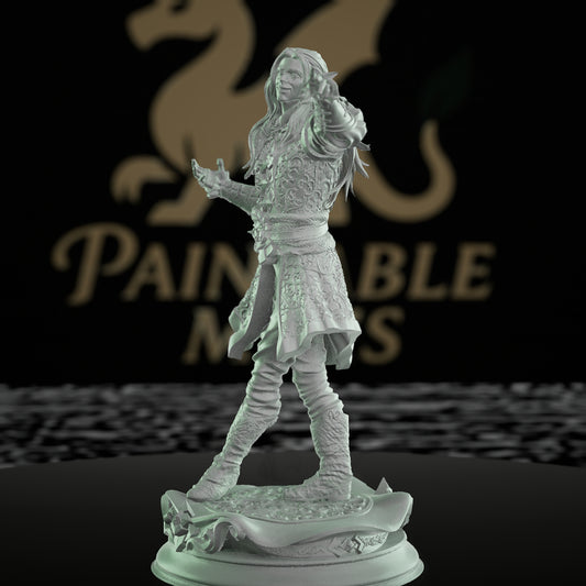 Elven Sorcerer Merchant Miniature | Medium | DM Stash | D&D DnD Pathfinder Miniature
