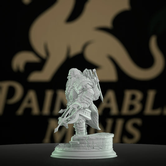 Dwarf Ranger Crossbow Armor | Medium | DM Stash | D&D DnD Pathfinder Miniature