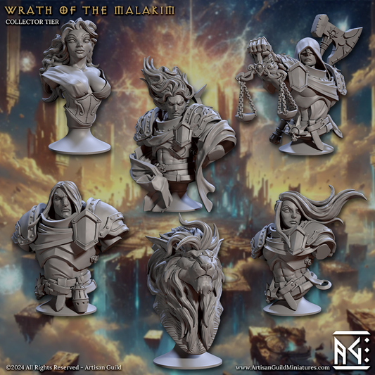 Celestial Light Valor Paladin | Medium | Artisan Guild | D&D DnD Pathfinder Miniature