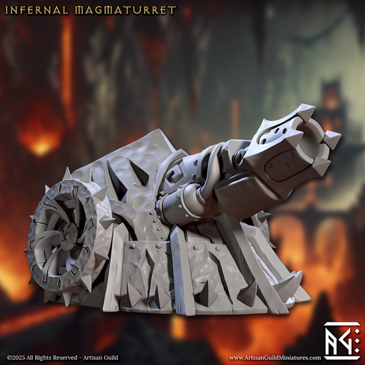 Infernal Siege Engine Fiends Constructs | Large | Artisan Guild | D&D DnD Pathfinder Miniature