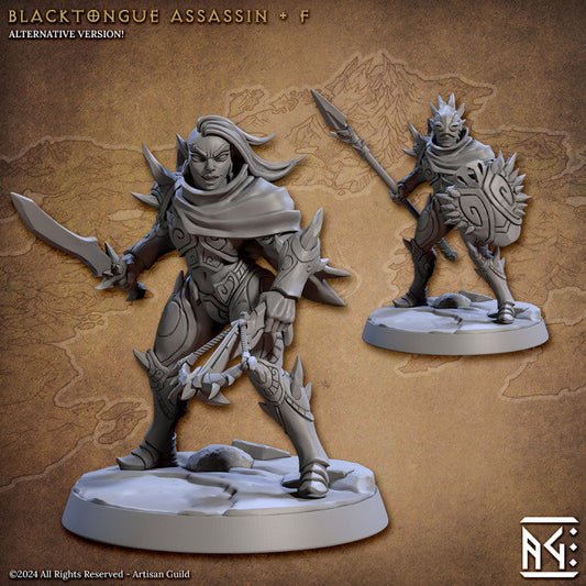 Elf Rogue Assassin Miniature | Medium | Artisan Guild | D&D DnD Pathfinder Miniature