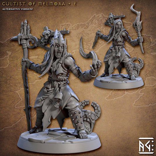 Cultist Warlock Dark Rituals Miniature | Medium | Artisan Guild | D&D DnD Pathfinder Miniature