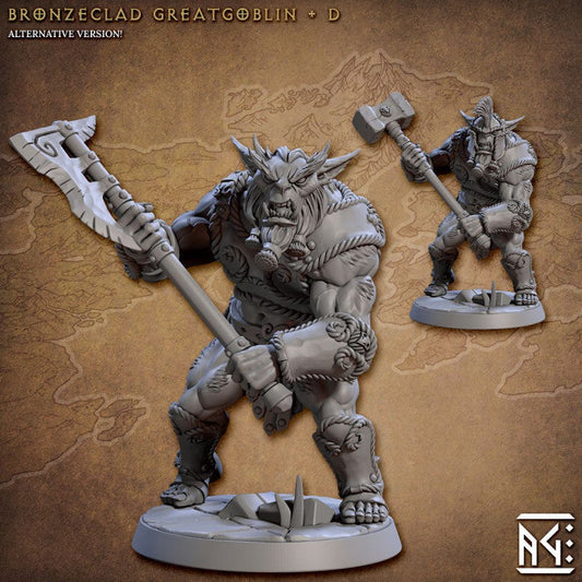 Goblin Warrior Bronzeclad Armor | Large | Artisan Guild | D&D DnD Pathfinder Miniature