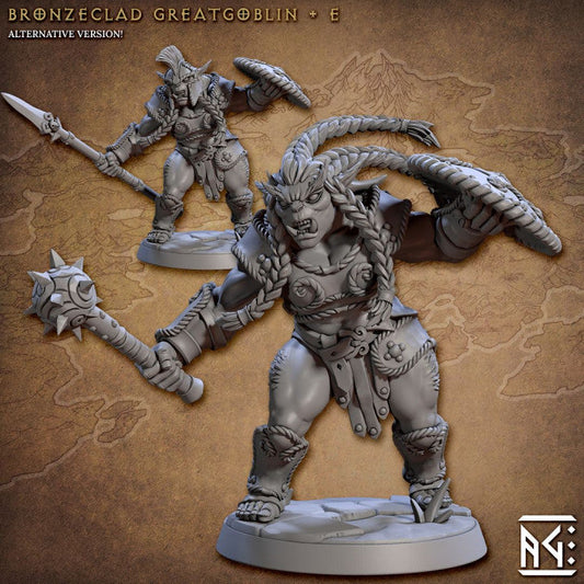 Bronzeclad Goblinoid Warrior Large | Artisan Guild | D&D DnD Pathfinder Miniature