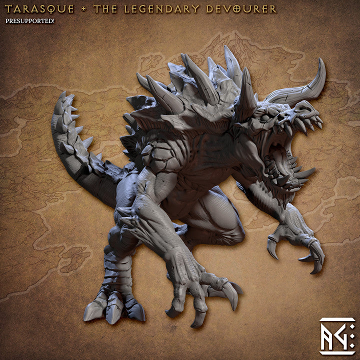 Tarasque - The Legendary Devourer (100mm Base)