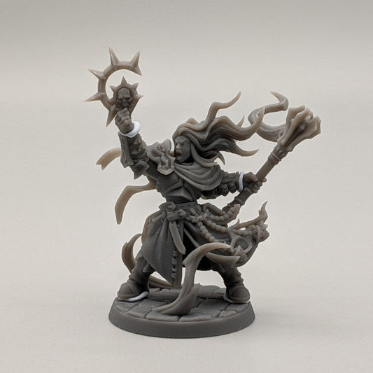 Cleric Faith Leader Mace Symbol | Medium | Artisan Guild | D&D DnD Pathfinder Miniature