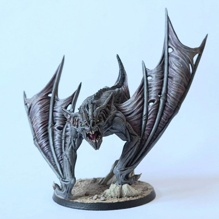 Bonelord Drakenmir on Bloodhunter Dire Bat - Mounted (75mm Base)
