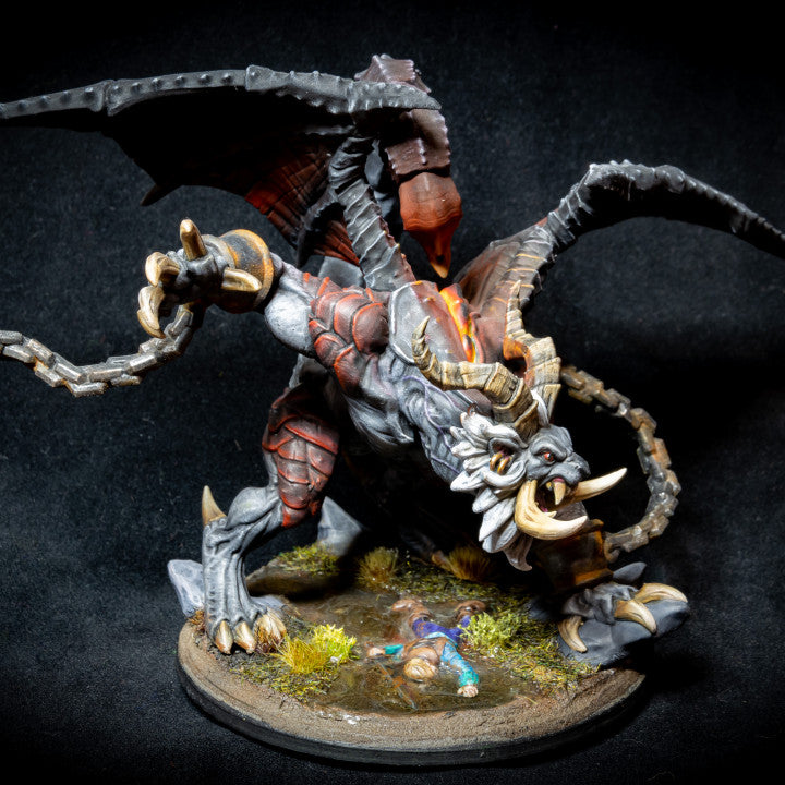 Ashen Manticore Monstrosities Beast | Gargantuan | Artisan Guild | D&D DnD Pathfinder Miniature