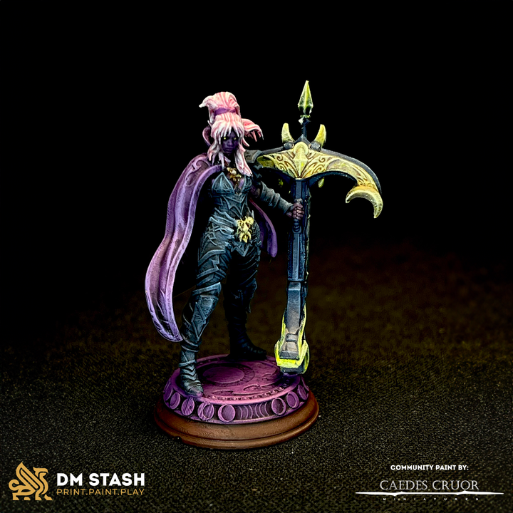 Drow Moonlight Ranger - Guard (25mm Base)