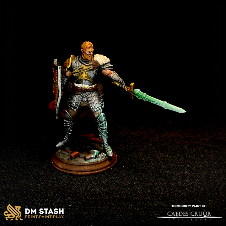 Nordic Nature Paladin - Guard (25mm Base)