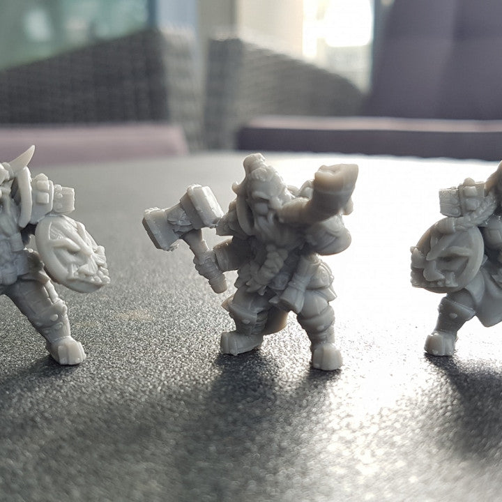 Dwarven Defender - Guard (25mm Base)