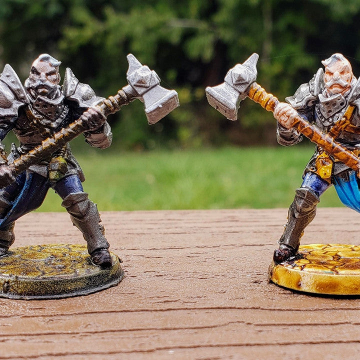 Human Fighter - Battle Ready (25mm Base)