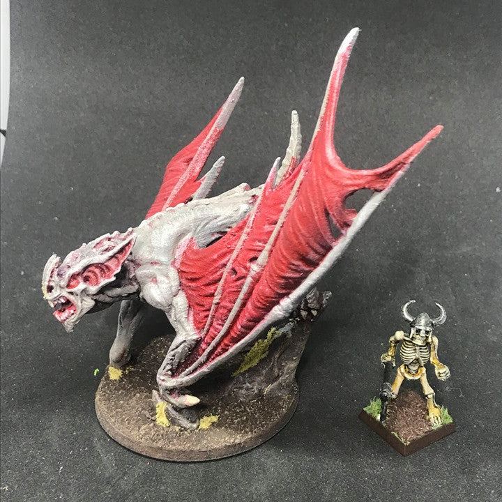 Bonelord Drakenmir on Bloodhunter Dire Bat - Mounted (75mm Base)