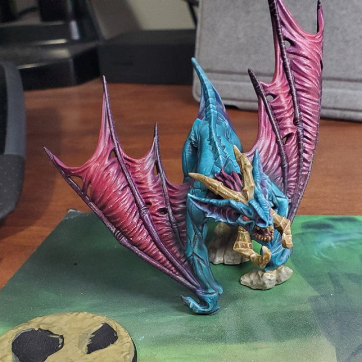 Bonelord Drakenmir on Bloodhunter Dire Bat - Mounted (75mm Base)