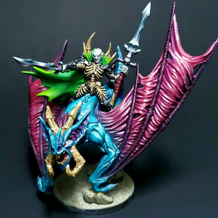 Bonelord Drakenmir on Bloodhunter Dire Bat - Mounted (75mm Base)