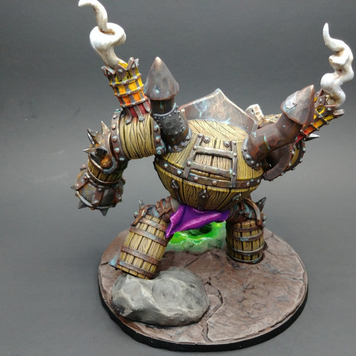 Sparksoot Scrap Golem - Intimidating (100mm Base)