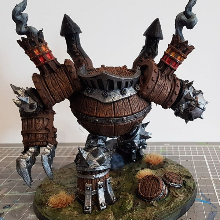 Sparksoot Scrap Golem - Intimidating (100mm Base)
