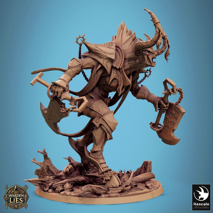 Aïabus, Earth Spirit - Enraged (100mm Base)