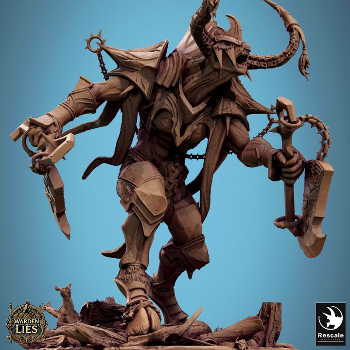 Aïabus, Earth Spirit - Enraged (100mm Base)