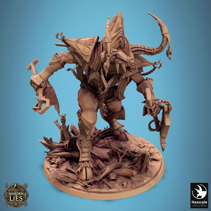 Aïabus, Earth Spirit - Enraged (100mm Base)