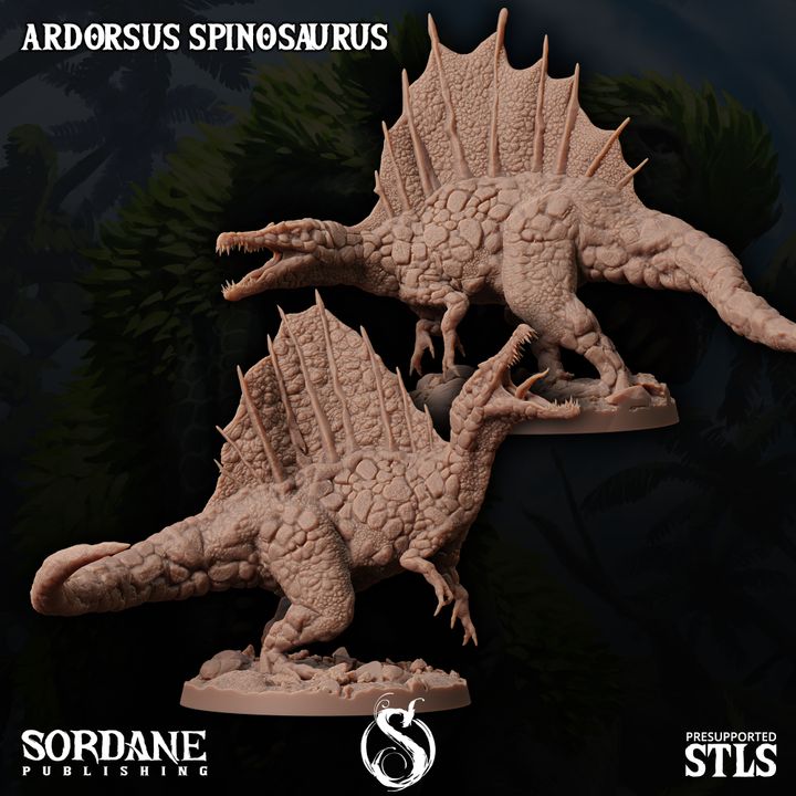 Ardorsus Spinosaurus - Roaring (50mm Base)