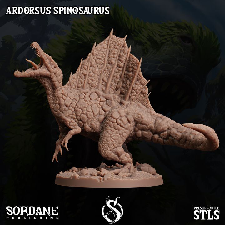Ardorsus Spinosaurus - Roaring (50mm Base)