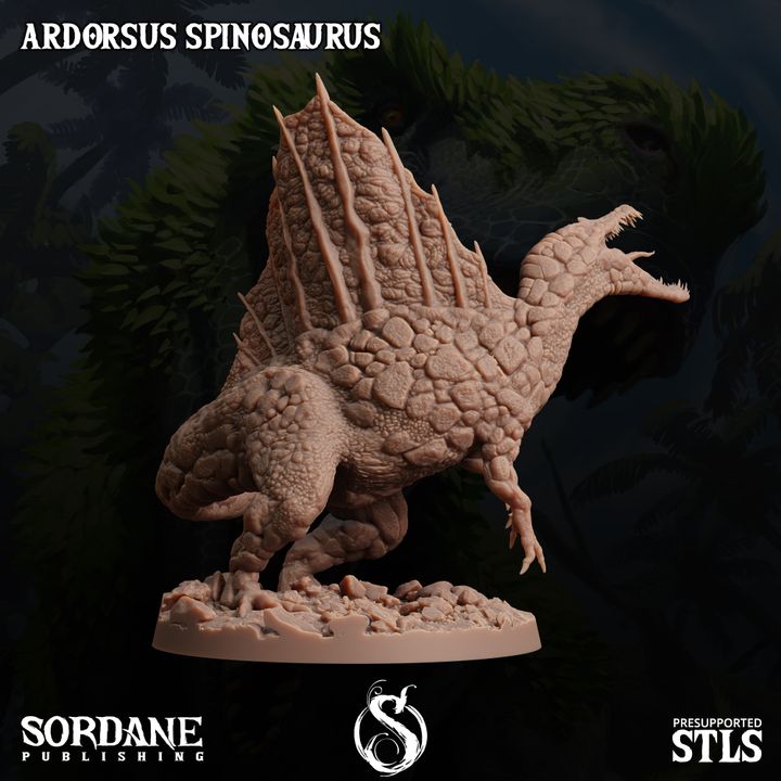 Ardorsus Spinosaurus - Roaring (50mm Base)