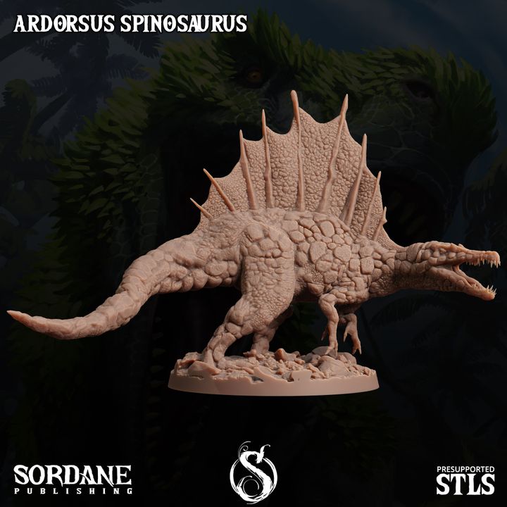Ardorsus Spinosaurus - Roaring (50mm Base)