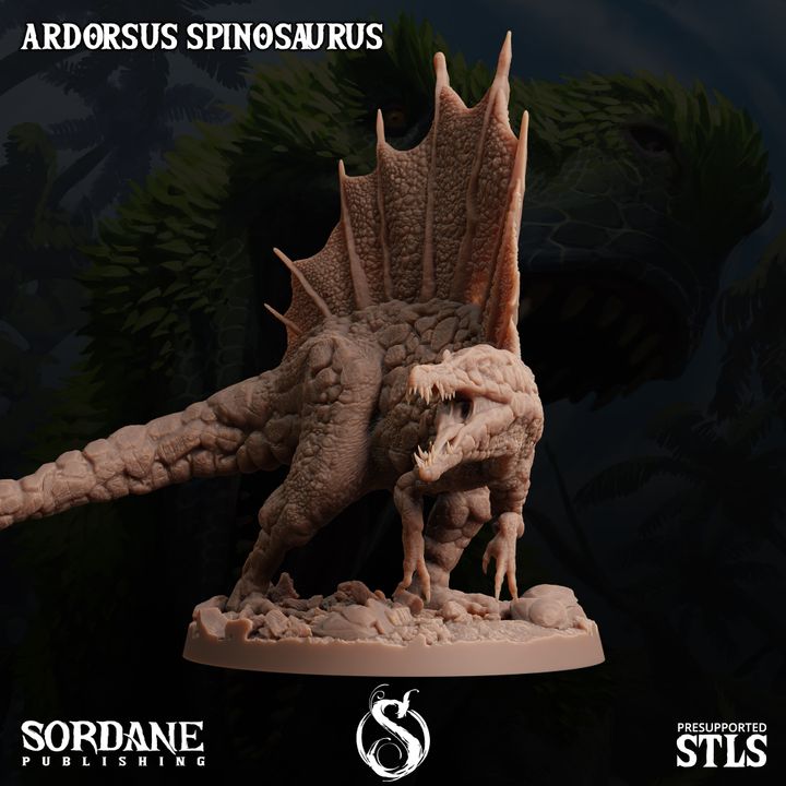 Ardorsus Spinosaurus - Roaring (50mm Base)