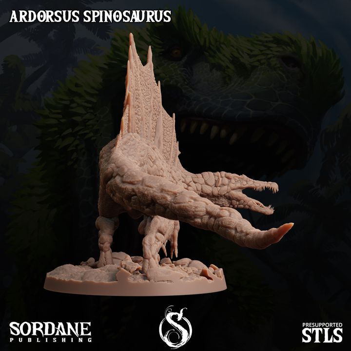 Ardorsus Spinosaurus - Roaring (50mm Base)