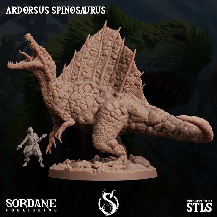Ardorsus Spinosaurus - Roaring (50mm Base)
