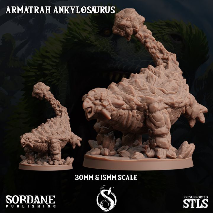 Armatrah Ankylosaurus - Guard (50mm Base)