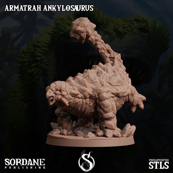 Armatrah Ankylosaurus - Guard (50mm Base)